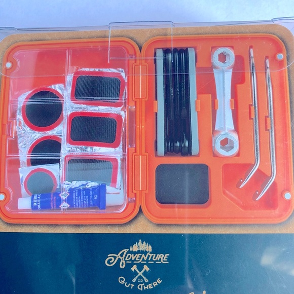 NEW BICYCLE CLUB Bike Repair Kit with Orange Case - Picture 2 of 16